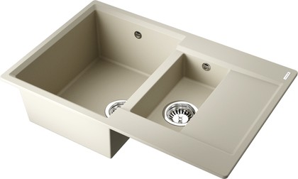 Кухонная мойка Omoikiri Daisen 78-2T-BE, с крылом, ваниль 4993529
