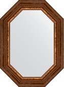 Зеркало Evoform Polygon 560x760 в багетной раме 88мм, римская бронза BY 7169