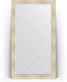 Зеркало Evoform Exclusive-G Floor 1140x2040 пристенное напольное, с гравировкой, в багетной раме 99мм, травлёное серебро BY 6368
