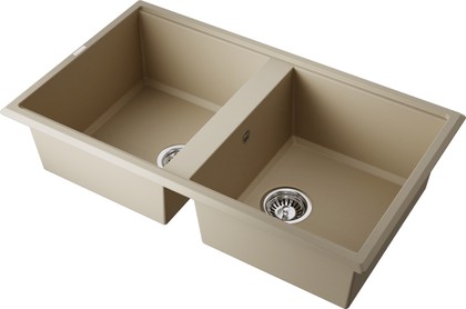 Кухонная мойка Omoikiri Tedori 86-2-CH Tetogranit, шампань 4993929