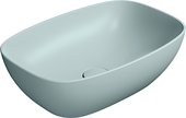 Раковина GSI Nubes 500, накладная, прямоугольная, Ghiaccio matte 978415