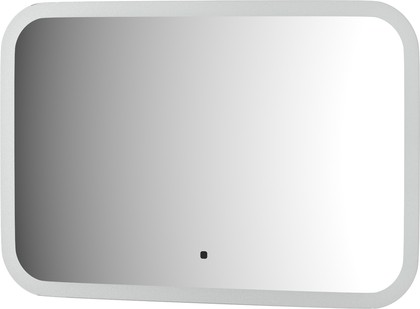 Зеркало с матированием и LED-подсветкой Defesto, 17W, 60x40см, ИК-выключатель, тёплый белый свет DF 3812RH
