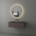 Зеркало Evoform Ledshine d80, LED-подсветка, тёплый белый свет, без выключателя BY 2555
