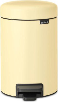 Мусорный бак с педалью Brabantia NewIcon 3л, ванильно-жёлтый 233760