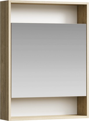 Зеркальный шкаф Aqwella City 60см, дуб балтийский SIT0406DB
