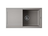 Кухонная мойка Omoikiri Sakaime 78-GR с крылом, оборачиваемая, Tetogranit, leningrad grey 4993548