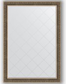 Зеркало Evoform Exclusive-G 1340x1890 с гравировкой, в багетной раме 101мм, вензель серебряный BY 4508