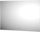 Зеркало с фацетом Defesto Glow 100x70, LED подсветка, ИК-выключатель, нейтральный белый свет DF 2509RH