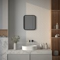 Зеркало с окантовкой Defesto Aura 40x50, LED подсветка, ИК-выключатель, тёплый белый свет DF 2971R