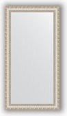 Зеркало Evoform Definite 550x1050 в багетной раме 64мм, версаль серебро BY 3078