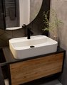Смеситель для раковины AQUAme Parma, чёрный матовый AQM6610MB