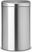 Мусорный бак Brabantia Touch Bin, 10/23л, двухсекционный, матовая сталь 378720