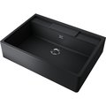 Кухонная мойка Omoikiri Kinokawa 90-GB, фронтальный монтаж, Artceramic, чёрный 4993855