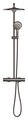 Душевая система Grohe Rainshower SmartActive 310 с термостатом для душа, Hard Graphite тёмный графит глянцевый 26836A00