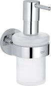Дозатор для жидкого мыла Grohe Essentials настенный, стекло, хром 40448001