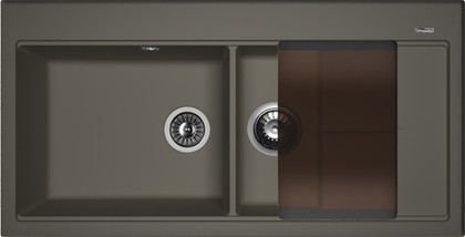 Кухонная мойка Florentina Россана, 1000x510мм, антрацит 20.335.E1000.302