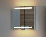 Зеркальный шкаф Keuco Edition 300, 65x65см, с поднимающейся дверцей и подсветкой 30201 171201