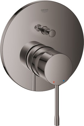 Смеситель для душа Grohe Essence скрытого монтажа, на 2 потребителя, тёмный графит глянцевый 24167A01