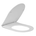Крышка-сиденье Aquatek AQ5026-00 Soft-close, быстросъёмное, тонкое, белый