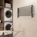 Полотенцесушитель электрический Terminus Горизонт КС П8 1000х600 sensor quick touch, чёрный муар 4670078543325