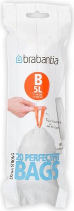 Мешки для мусора Brabantia 5л, размер B, 20шт 311741