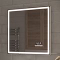 Зеркало Vigo Geometry Media Voice 700x700 LED-подсветка, подогрев, голосовое управление, Bluetooth, дата, время 046