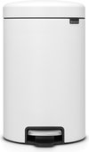 Бак для мусора Brabantia Newicon, 12л, с педалью, минерально-белый 113789