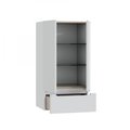 Шкаф Санта Лондон 480x900x300, подвесной, 1 ящик, белый 424003