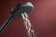 Ручной душ Hansgrohe Alive Select S 125 3jet EcoSmart, шлифованный чёрный хром 24511340