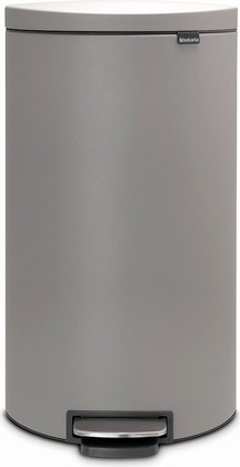 Мусорный бак Brabantia FlatBack+, 30л, минерально-серый 119569