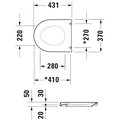 Сиденья для унитаза Duravit Darling New, микролифт 0069890000