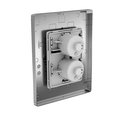 Панель смыва Aquatek 025BQ для INSP-0000002 Pneumo N, клавиши квадрат, хром глянцевый PNN-0000002