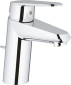 Смеситель однорычажный с донным клапаном для раковины, хром Grohe Eurodisc Cosmopolitan 33190002