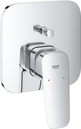 Смеситель для душа Grohe Cubeo, внешняя часть, 2 потребителя, хром 1017780000