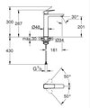 Смеситель для раковины Grohe Cubeo XL-Size, гладкий корпус, хром 1017290000