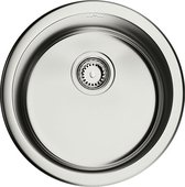 Кухонная мойка Omoikiri Toya 45-IN, круглая, без крыла, сатин 4993064