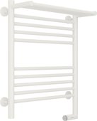 Полотенцесушитель электрический Сунержа Богема 2.0, с полкой, 600x500, МЭМ справа, белый матовый 30-5207-6050