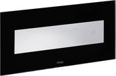 Кнопка смыва для унитаза, чёрное стекло и хромированная клавиша Viega Visign for Style 12 690632