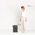 Мусорный бак с педалью Brabantia NewIcon 20л, мятно-голубой 233920