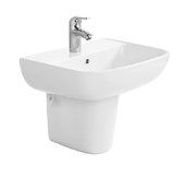 Раковина подвесная Aquatek 550x450, для установки на пьедестал, белая AQ5430-00