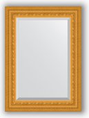 Зеркало Evoform Exclusive 550x750 с фацетом, в багетной раме 80мм, сусальное золото BY 1224