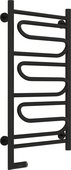 Полотенцесушитель электрический Сунержа Элегия 2.0 800x400, МЭМ левый, чёрный матовый 31-5218-8040