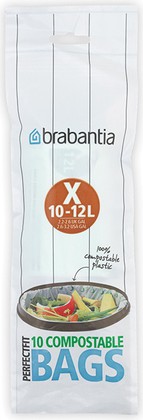 Мешки для мусора Brabantia биоразлагаемые, размер X, 10-12л, 10шт 118685