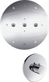 Верхний душ 600мм с подсветкой, для монтажа в потолок, хром Hansgrohe Raindance Rainmaker 28404000