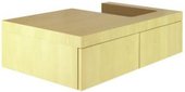 Тумба для раковины с левой полочкой, клён Kludi ESPRIT 56S0863L