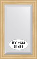 Зеркало Evoform Exclusive 510x810 с фацетом, в багетной раме 62мм, сосна BY 1133