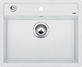 Кухонная мойка без крыла, с клапаном-автоматом, гранит, белый Blanco DALAGO 6-F 514771