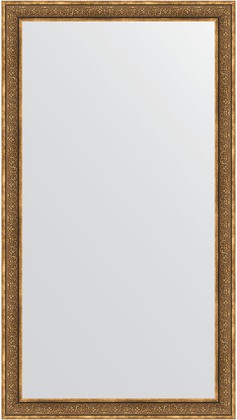 Зеркало Evoform Definite Floor 1140x2040 напольное в багетной раме 101мм, вензель бронзовый BY 6035