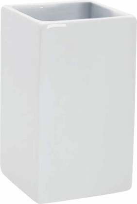 Стакан для зубных щёток Spirella Quadro, белый 1000152