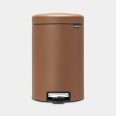 Бак для мусора Brabantia Newicon, 12л, с педалью, Корица, эффект минерального напыления 304521